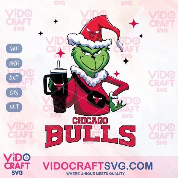 Chicago Bulls Fans And Grinch Christmas