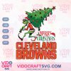 Cleveland Browns Grinch Merry Christmas Fans NFL