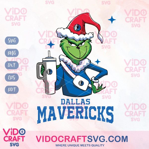 Dallas Mavericks Fans And Grinch Christmas