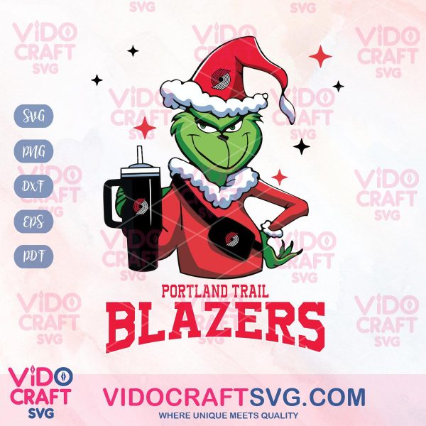 Portland Trail Blazers Fans And Grinch Christmas