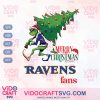 Baltimore Ravens Grinch Merry Christmas Fans NFL