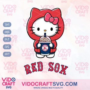 Boston Red Sox Cute Hello Kitty For Fan