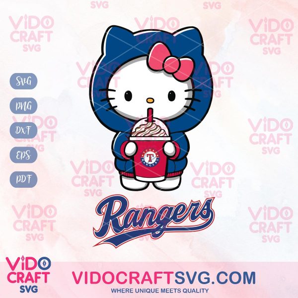 Texas Rangers Cute Hello Kitty Starbucks